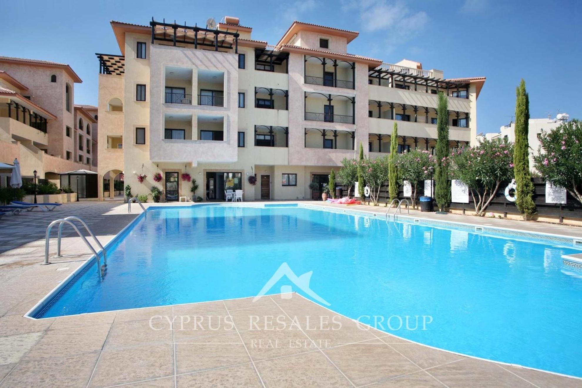 公寓 Pool Side 2 Bedroom Queens Gardens Complex Paphos